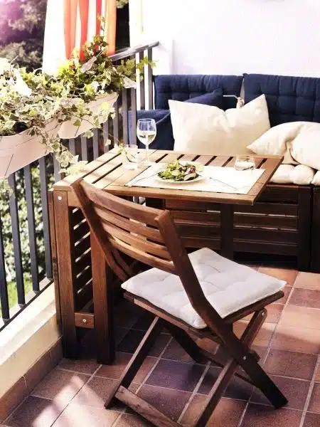 terraza decoración verano