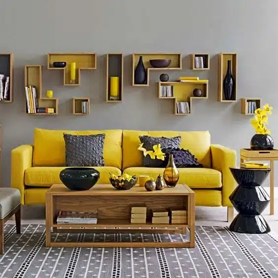 sofa amarillo colores tendencia 2021