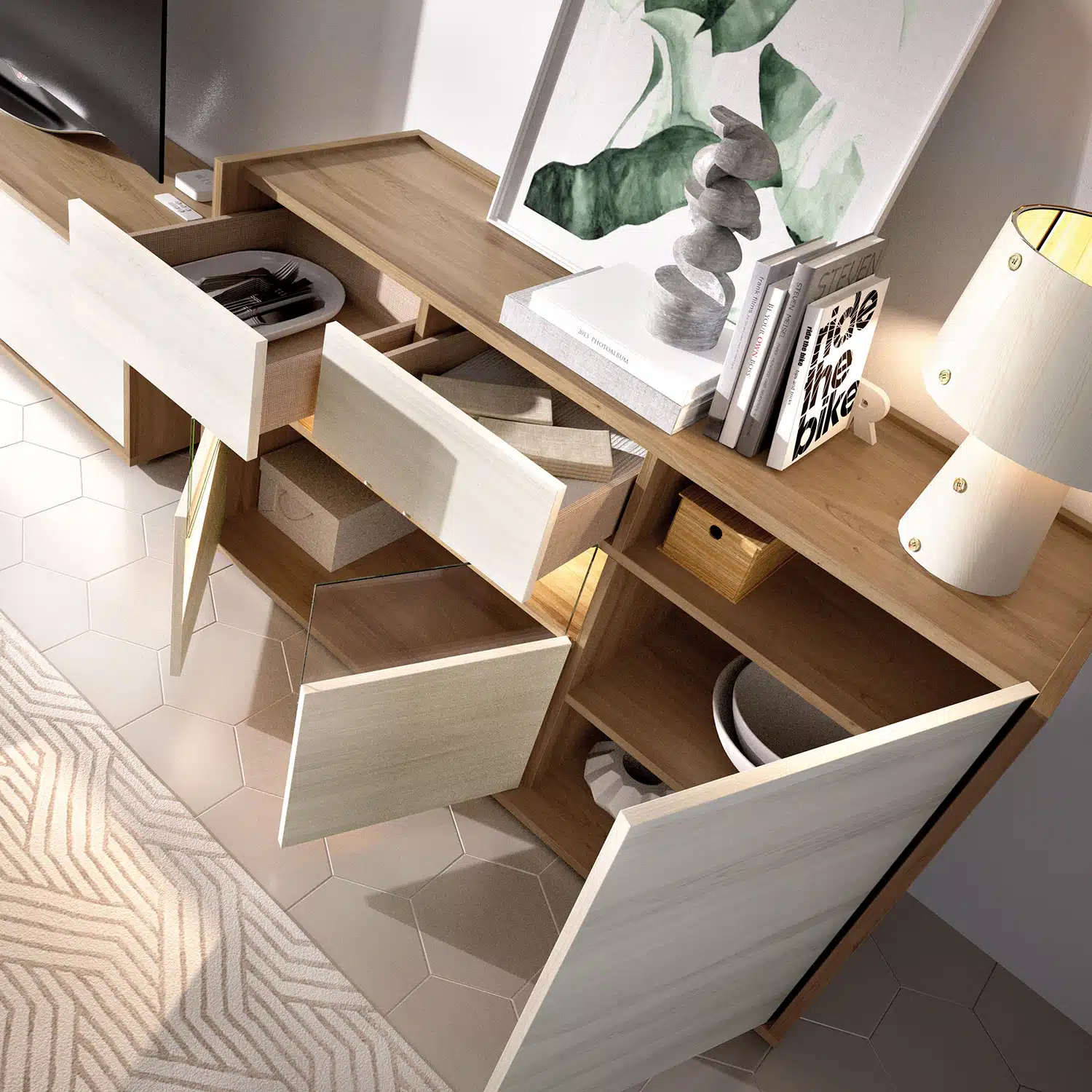 12 1 1 cómo decorar estancias con una cómoda
