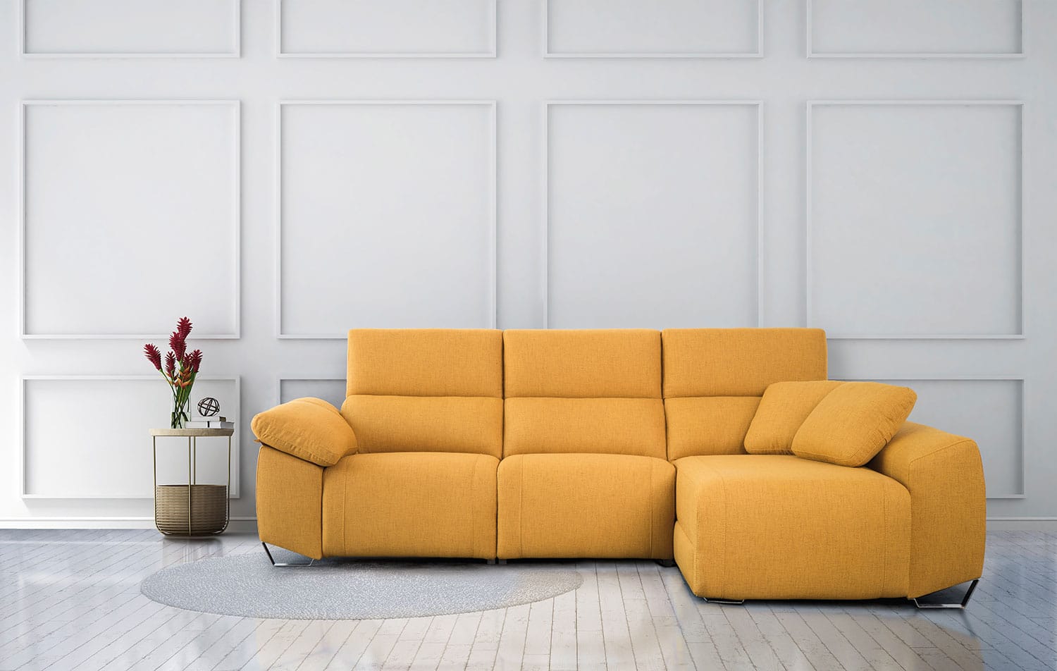 29. Sofá chaise longue con amplio espacio de guardado en su interior, asientos relax eléctricos, arcón en brazo y cabezal reclinable, creado con la intención de llevar a tu hogar lo mejor en descanso y funcionalidad. 295 cm. Cómo comprar el sofá perfecto