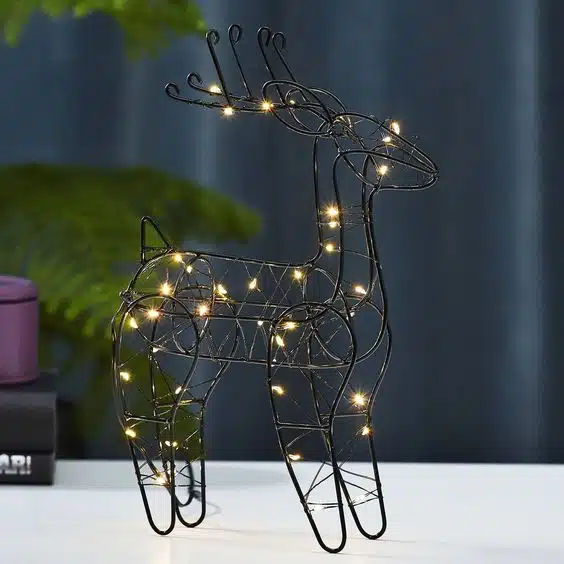 figura de luz iluminación navidad