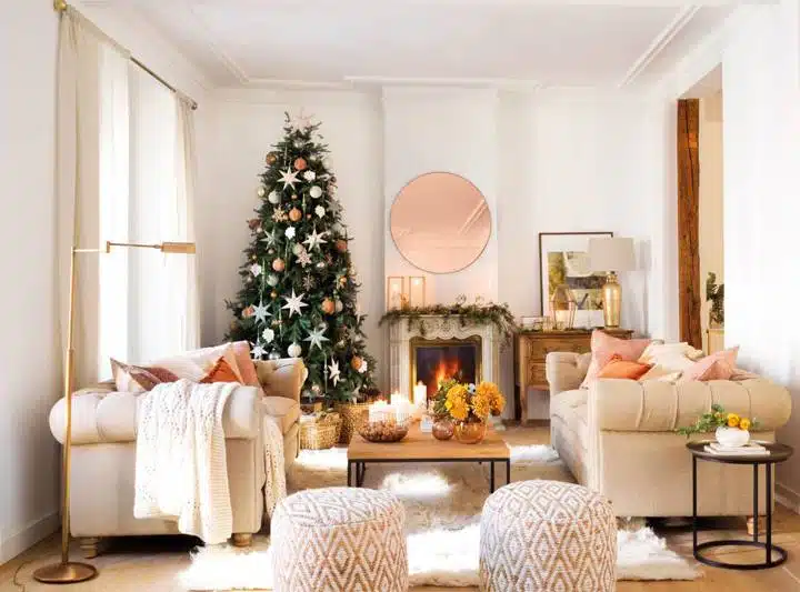 una navidad en rosa plata y una navidad en rosa plata y