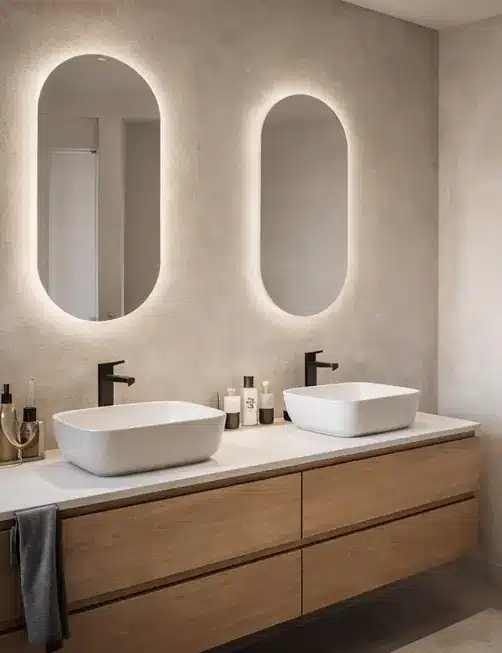 lavamanos con griferia de bano en banos modernos lavamanos con griferia de baño en baños modernos