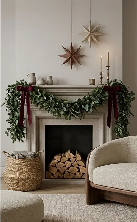 decoracion navidad tendencias decoracion navidad para chimeneas